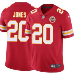Thomas Jones #20 Chiefs Football Red Jersey