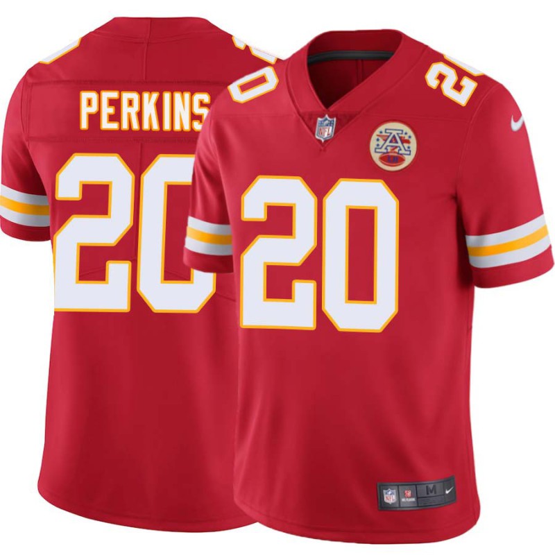 Horace Perkins #20 Chiefs Football Red Jersey