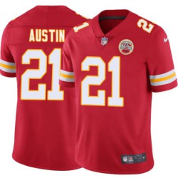 Hise Austin #21 Chiefs Football Red Jersey