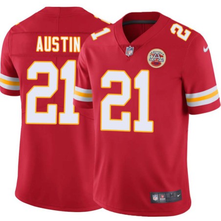 Hise Austin #21 Chiefs Football Red Jersey