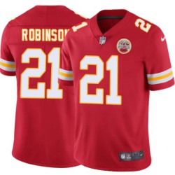 Dunta Robinson #21 Chiefs Football Red Jersey