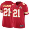 Ralph Stockemer #21 Chiefs Football Red Jersey