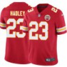 David Hadley #23 Chiefs Football Red Jersey