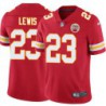 Kendrick Lewis #23 Chiefs Football Red Jersey