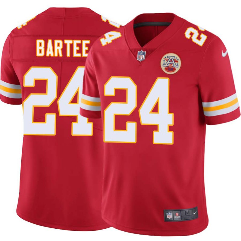 William Bartee #24 Chiefs Football Red Jersey