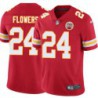 Brandon Flowers #24 Chiefs Football Red Jersey