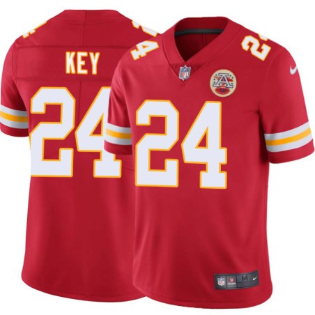 Devon Key #24 Chiefs Football Red Jersey