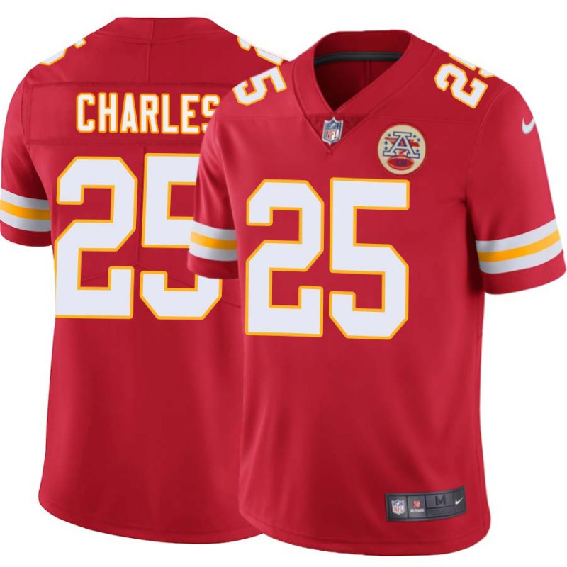 Jamaal Charles #25 Chiefs Football Red Jersey