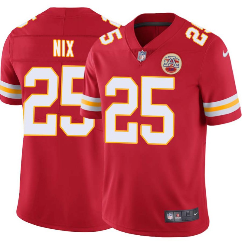 Doyle Nix #25 Chiefs Football Red Jersey