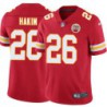 Saalim Hakim #26 Chiefs Football Red Jersey