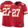 Larry Johnson #27 Chiefs Football Red Jersey