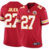 Jarmar Julien #27 Chiefs Football Red Jersey