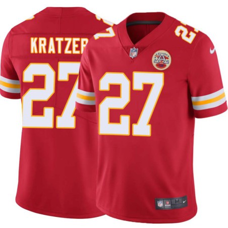 Dan Kratzer #27 Chiefs Football Red Jersey