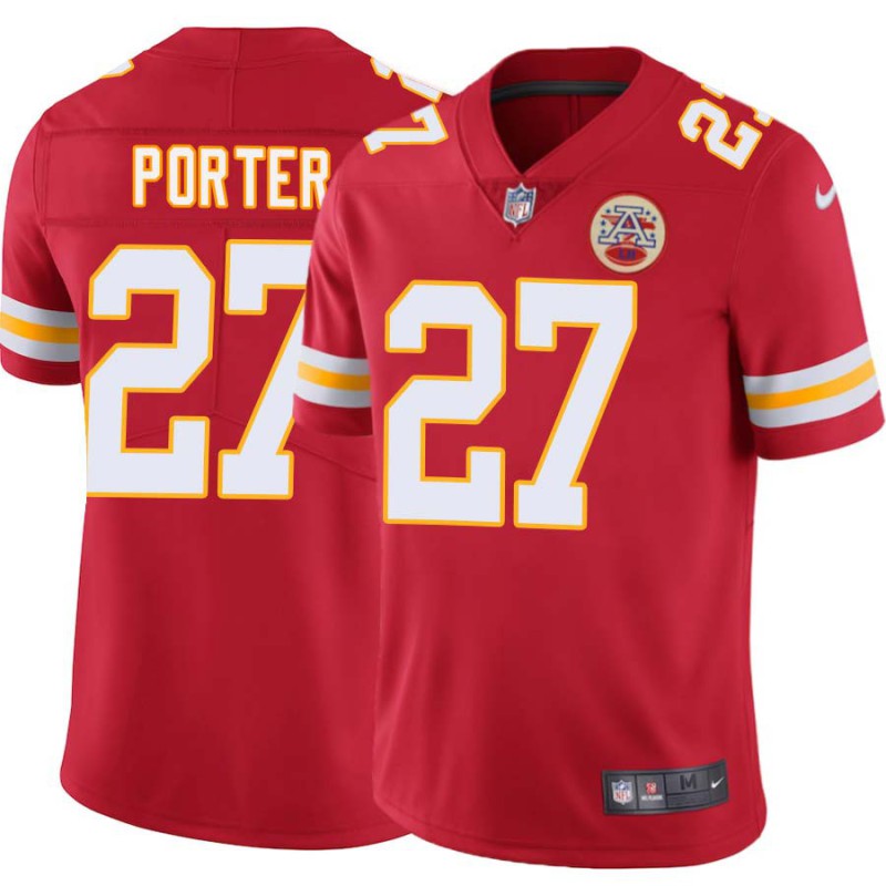 Kevin Porter #27 Chiefs Football Red Jersey