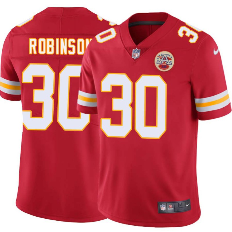 Mark Robinson #30 Chiefs Football Red Jersey