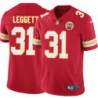 Maurice Leggett #31 Chiefs Football Red Jersey