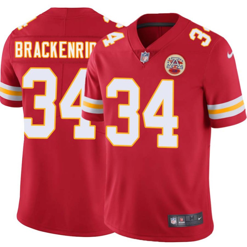 Tyron Brackenridge #34 Chiefs Football Red Jersey