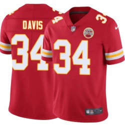 Knile Davis #34 Chiefs Football Red Jersey