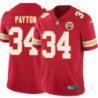 Eddie Payton #34 Chiefs Football Red Jersey