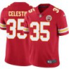 Oliver Celestin #35 Chiefs Football Red Jersey