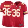 Elijah McGuire #36 Chiefs Football Red Jersey