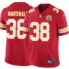 Marcus Marshall #38 Chiefs Football Red Jersey