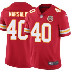 Jim Marsalis #40 Chiefs Football Red Jersey