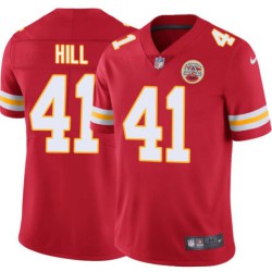 Kenny Hill #41 Chiefs Football Red Jersey