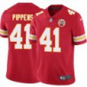 Woodie Pippens #41 Chiefs Football Red Jersey