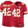 Jeff Donaldson #42 Chiefs Football Red Jersey