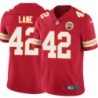 MacArthur Lane #42 Chiefs Football Red Jersey