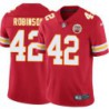 Johnny Robinson #42 Chiefs Football Red Jersey