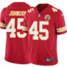 Jimmie Johnson #45 Chiefs Football Red Jersey