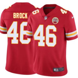 Kevin Brock #46 Chiefs Football Red Jersey