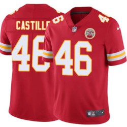 Tim Castille #46 Chiefs Football Red Jersey