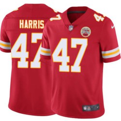 Darius Harris #47 Chiefs Football Red Jersey