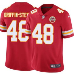 Nakia Griffin-Stewart #48 Chiefs Football Red Jersey