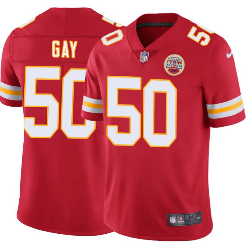 Willie Gay Jr. #50 Chiefs Football Red Jersey