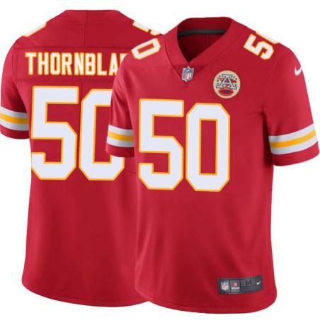 Bob Thornbladh #50 Chiefs Football Red Jersey