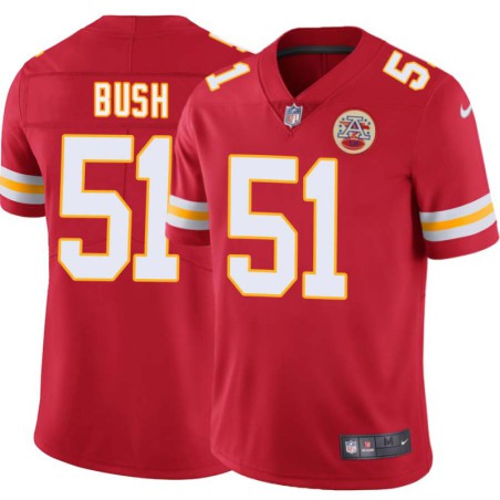 Lewis Bush #51 Chiefs Football Red Jersey