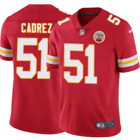 Glenn Cadrez #51 Chiefs Football Red Jersey