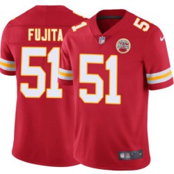 Scott Fujita #51 Chiefs Football Red Jersey