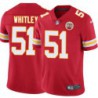 Benton Whitley #51 Chiefs Football Red Jersey