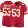 Todd Howard #53 Chiefs Football Red Jersey