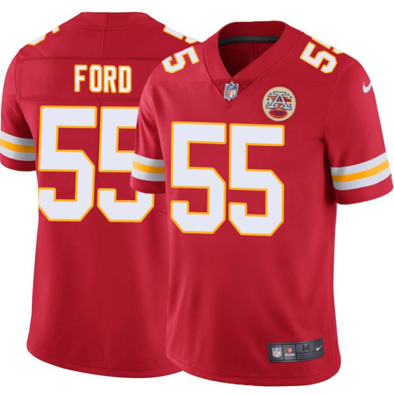 Dee Ford #55 Chiefs Football Red Jersey