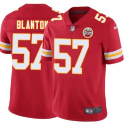 Jerry Blanton #57 Chiefs Football Red Jersey