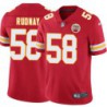 Jack Rudnay #58 Chiefs Football Red Jersey