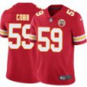 Omari Cobb #59 Chiefs Football Red Jersey