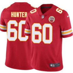 Ryan Hunter #60 Chiefs Football Red Jersey