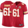 Montique Sharpe #61 Chiefs Football Red Jersey